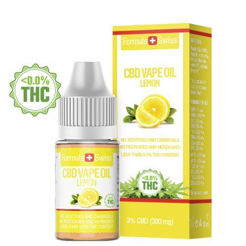 CBD vape течност Лимон 3-5%