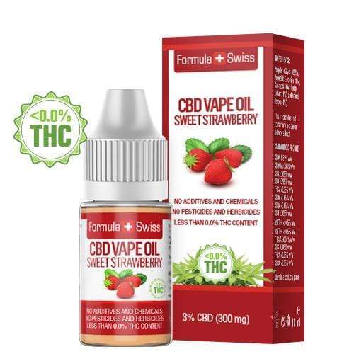 CBD Vape течност Ягода 3-5%