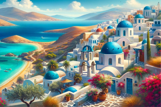 Картина на пейзажа в Гърция