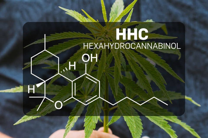Химична структура на HHC (хексахидроканабинол)