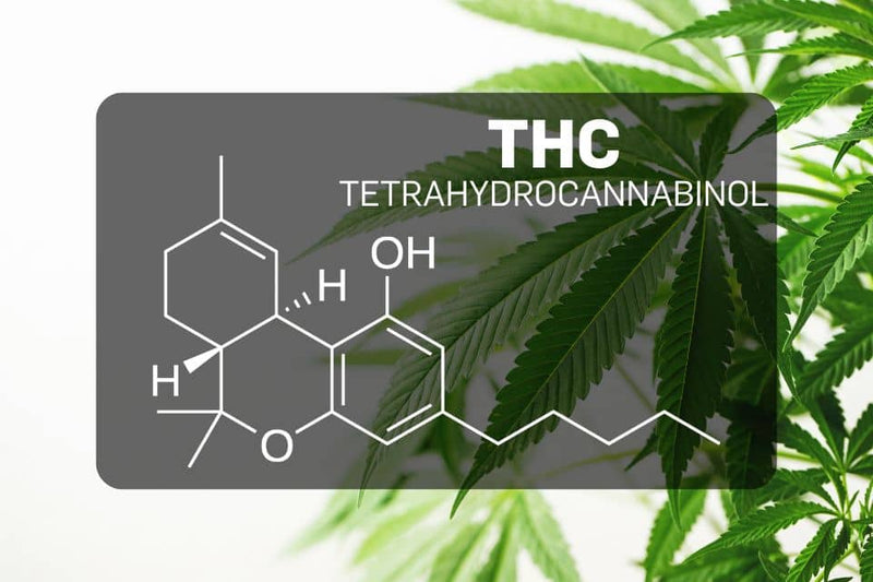 Химична структура на THC (тетрахидроканабинол)