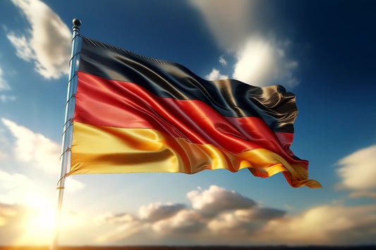 Размахване на знамето на Германия