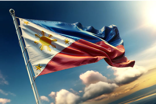 Размахване на филипинското знаме